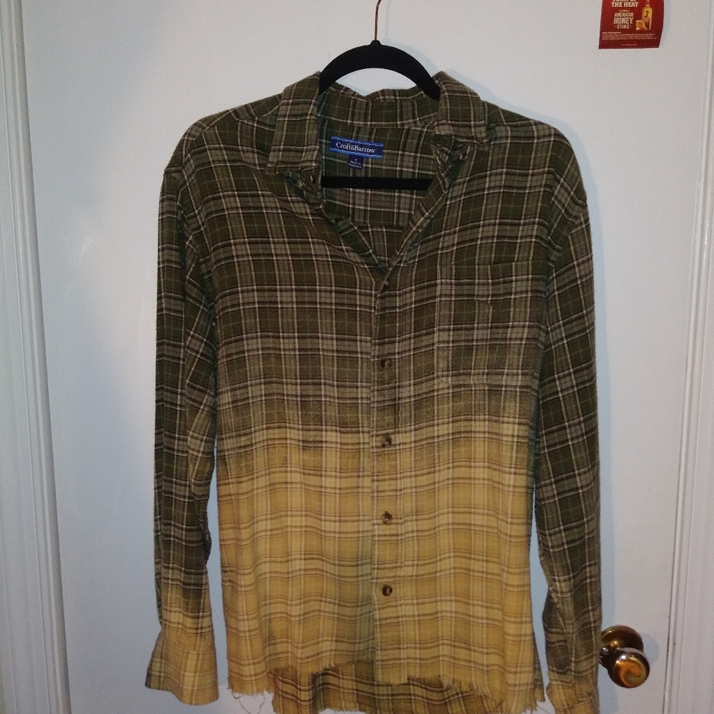 Two tone bleached flannel